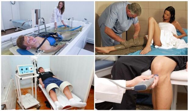 Physiotherapy procedures for knee joint disease