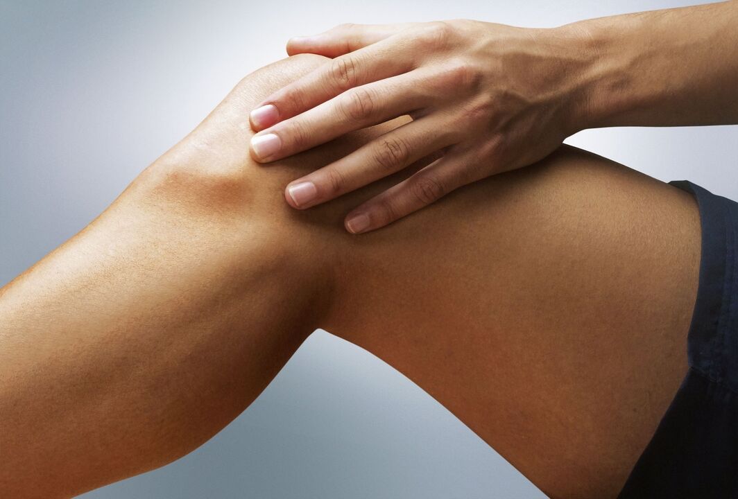 Knee pain caused by joints